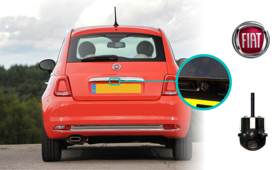 Fiat 500 online dash cam